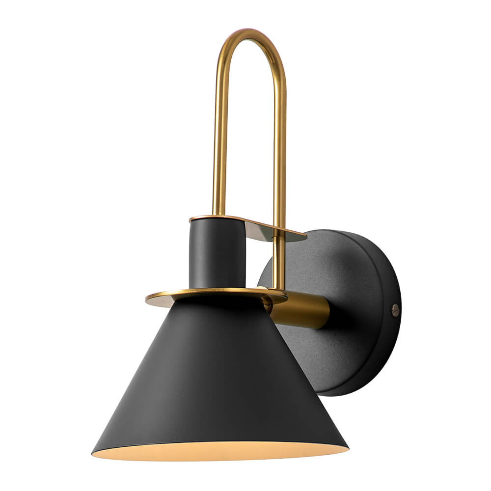 Modern Iron Wall Sconce With Warm LED Glow — Greenwich Home & Living