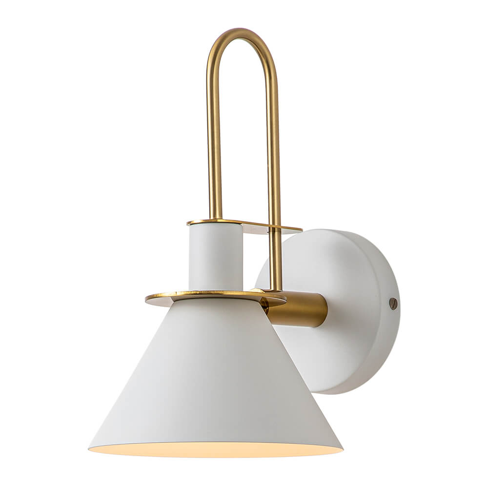 Modern Iron Wall Sconce With Warm LED Glow — Greenwich Home & Living