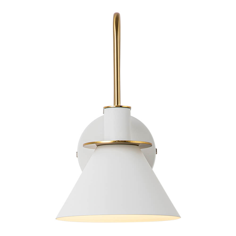 Modern Iron Wall Sconce With Warm LED Glow — Greenwich Home & Living