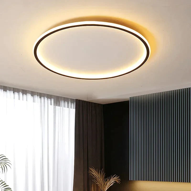 Modern Acrylic Flush Mount Ceiling Light for Living Room — Greenwich Home & Living
