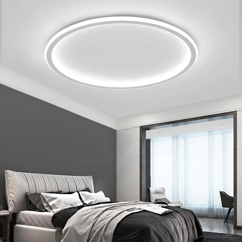 Modern Acrylic Flush Mount Ceiling Light for Living Room — Greenwich Home & Living