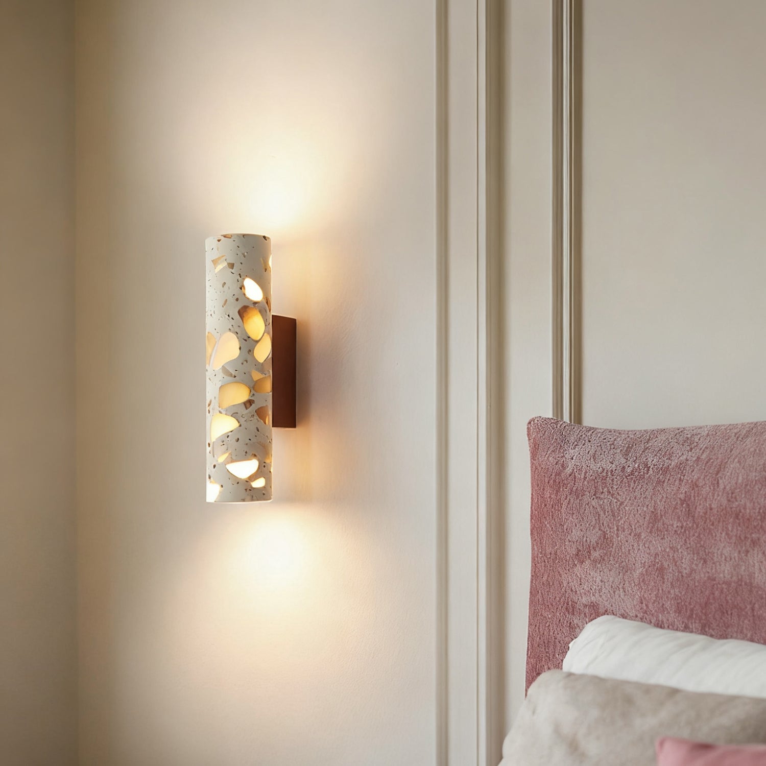 Modern Stone Wall Sconce for Living Room and Bedroom — Greenwich Home & Living