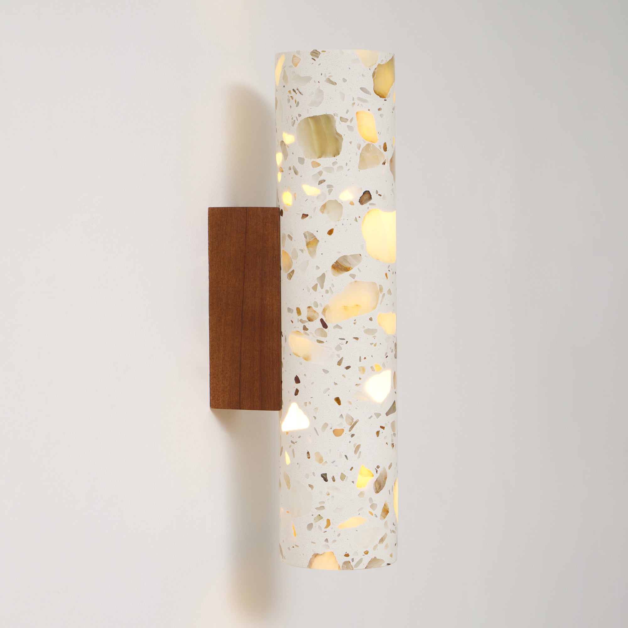 Modern Stone Wall Sconce for Living Room and Bedroom — Greenwich Home & Living