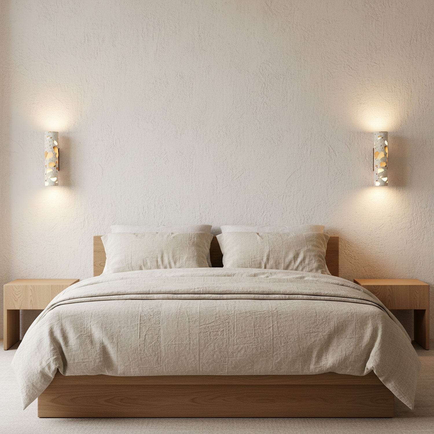 Modern Stone Wall Sconce for Living Room and Bedroom — Greenwich Home & Living
