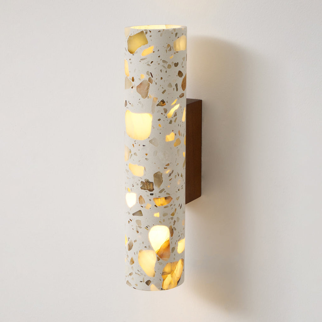 Modern Stone Wall Sconce for Living Room and Bedroom — Greenwich Home & Living