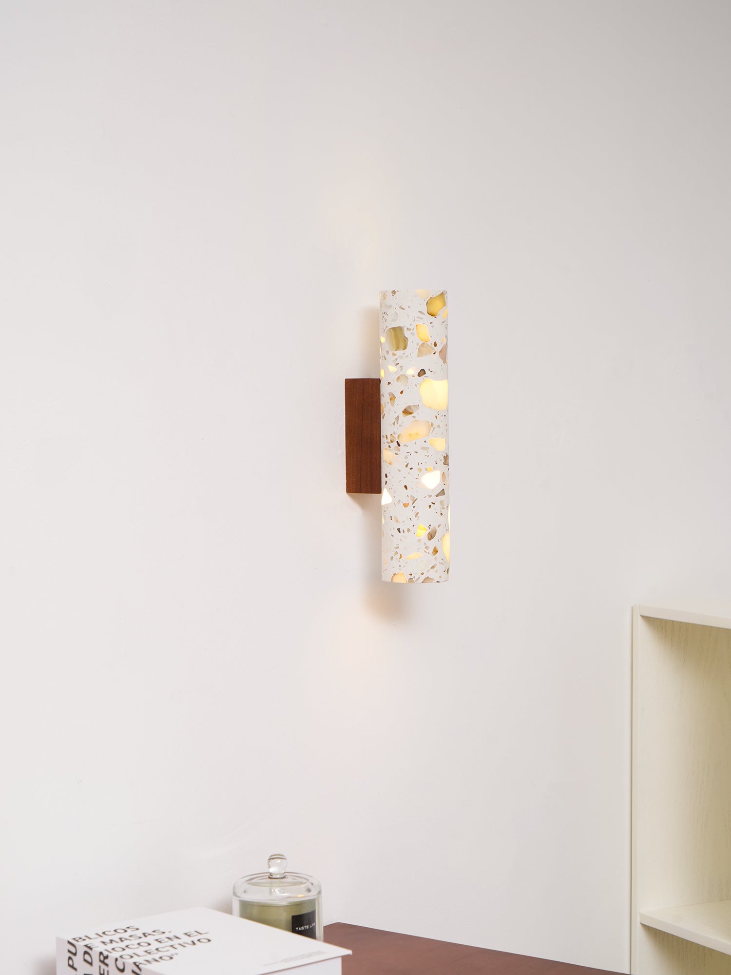 Modern Stone Wall Sconce for Living Room and Bedroom — Greenwich Home & Living