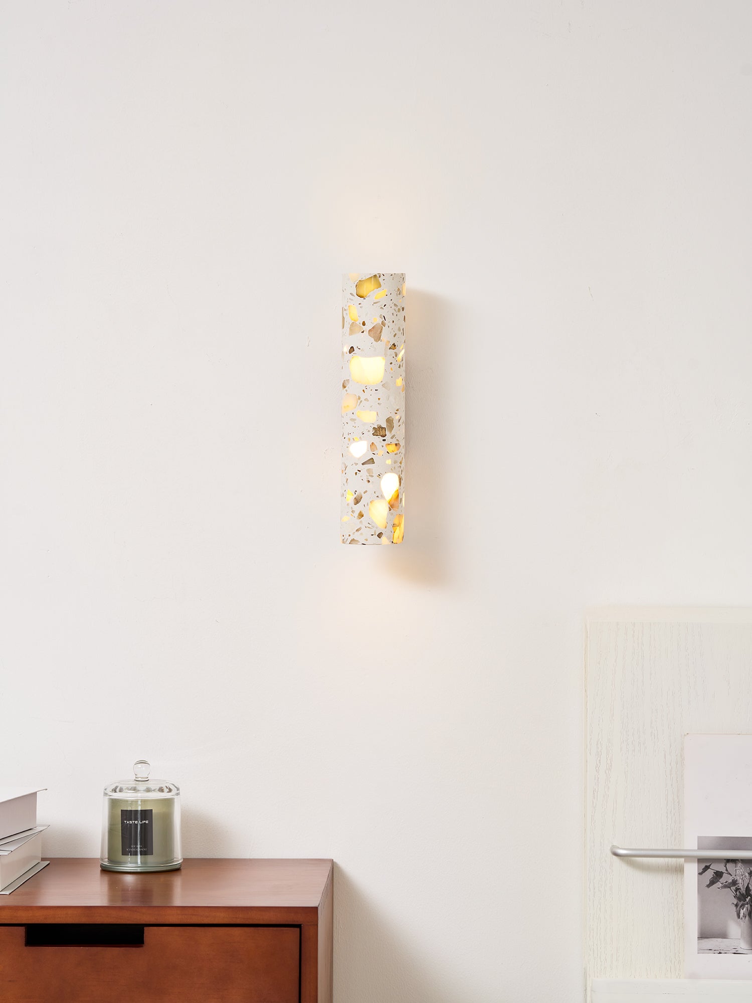 Modern Stone Wall Sconce for Living Room and Bedroom — Greenwich Home & Living