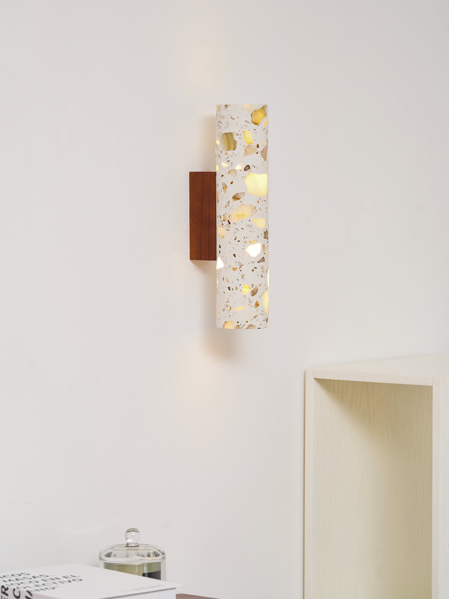 Modern Stone Wall Sconce for Living Room and Bedroom — Greenwich Home & Living