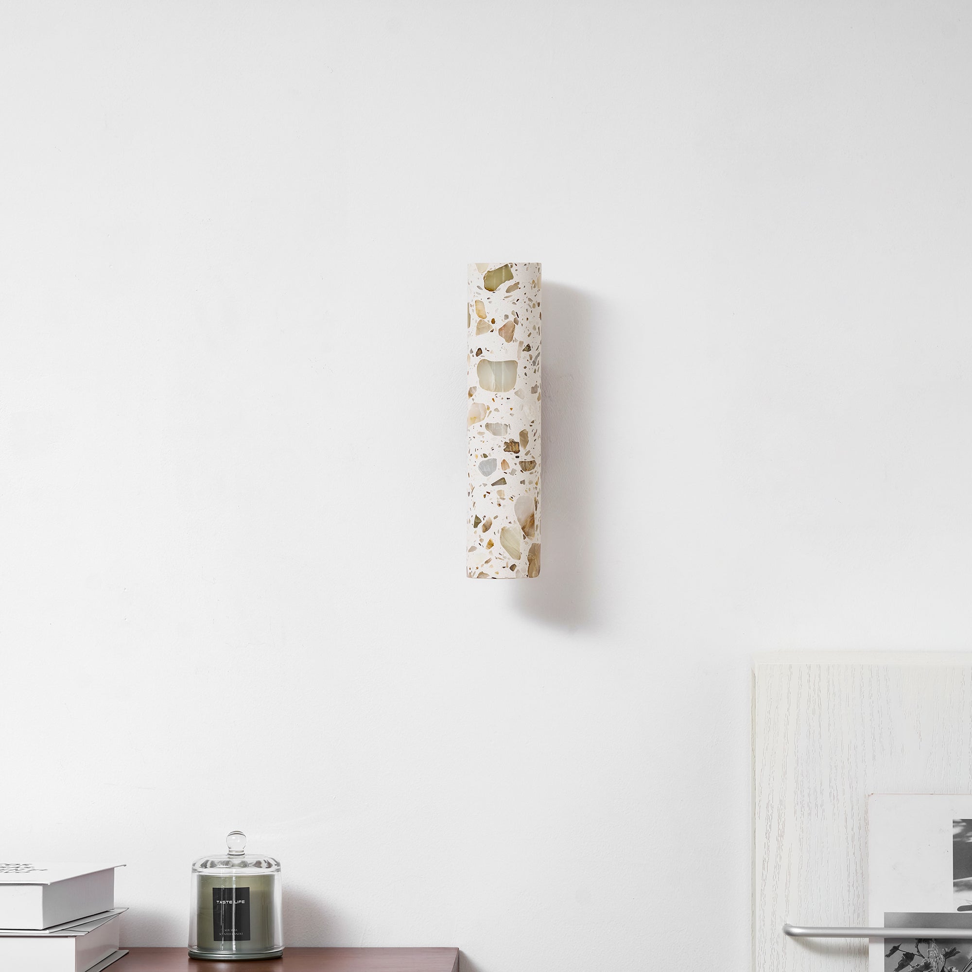 Modern Stone Wall Sconce for Living Room and Bedroom — Greenwich Home & Living