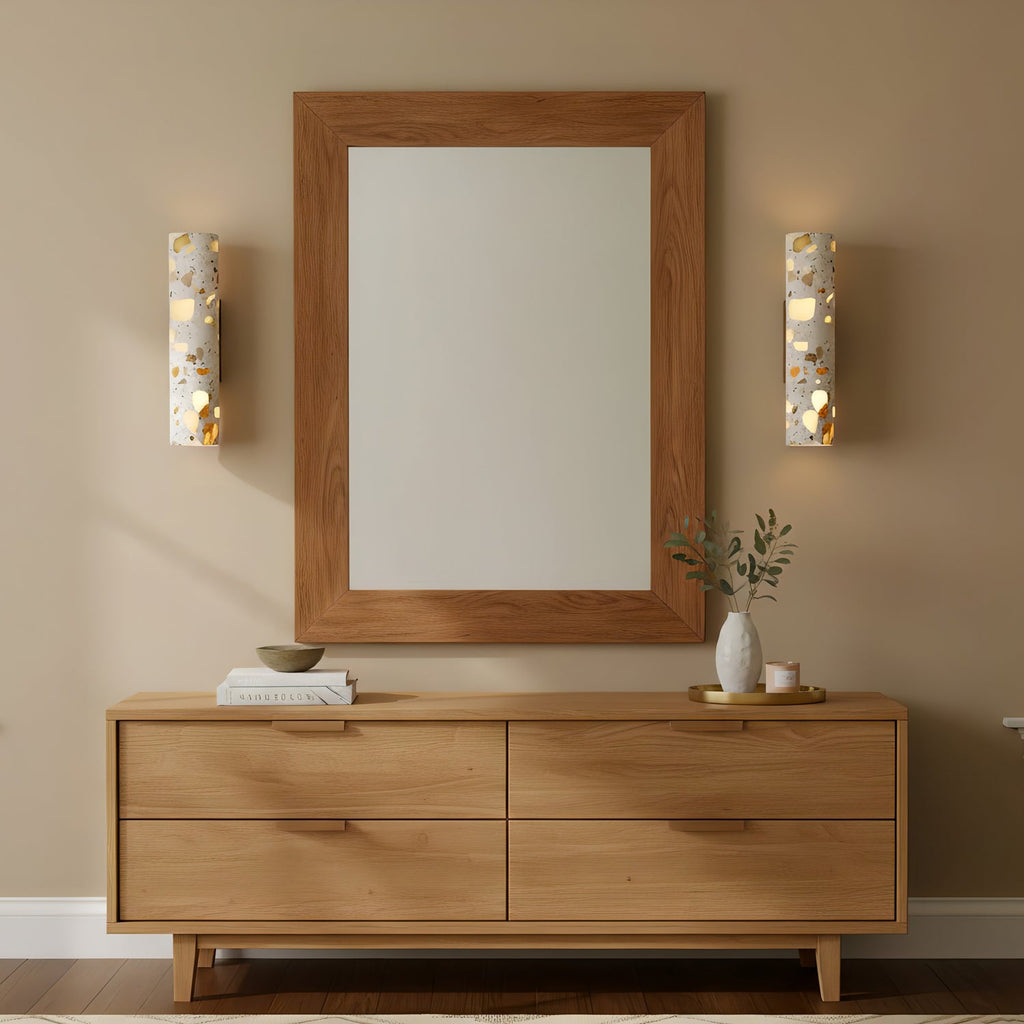 Modern Stone Wall Sconce for Living Room and Bedroom — Greenwich Home & Living