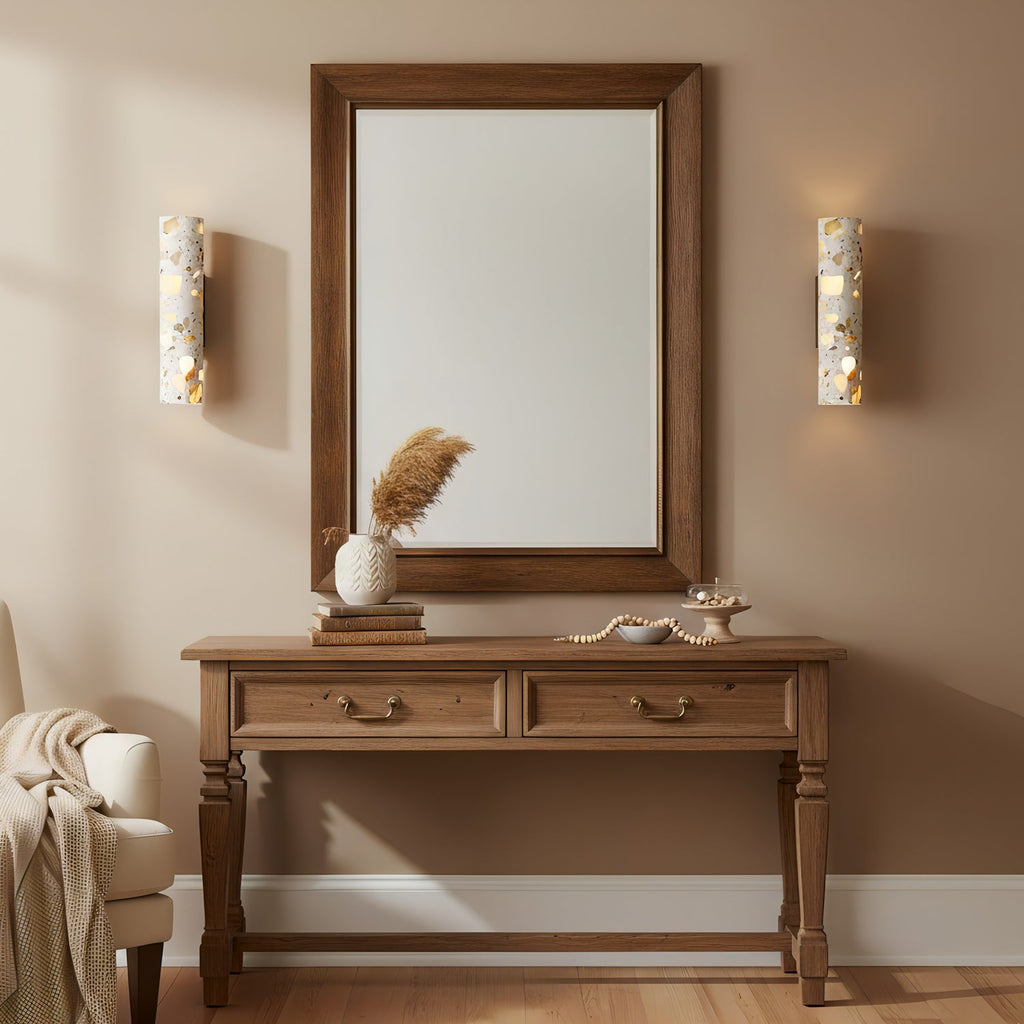 Modern Stone Wall Sconce for Living Room and Bedroom — Greenwich Home & Living