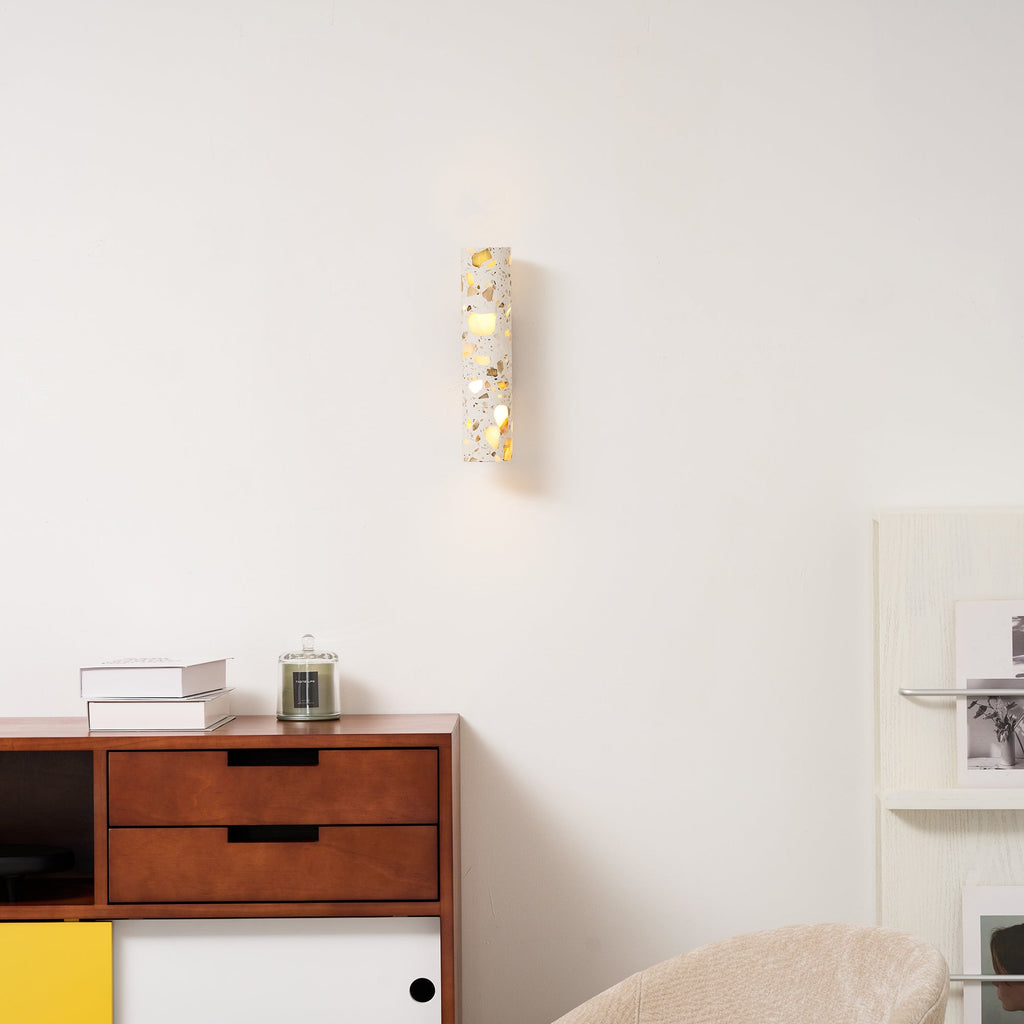 Modern Stone Wall Sconce for Living Room and Bedroom — Greenwich Home & Living
