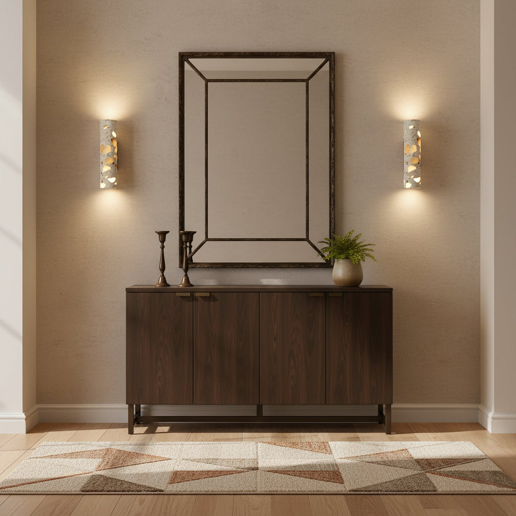Modern Stone Wall Sconce for Living Room and Bedroom — Greenwich Home & Living