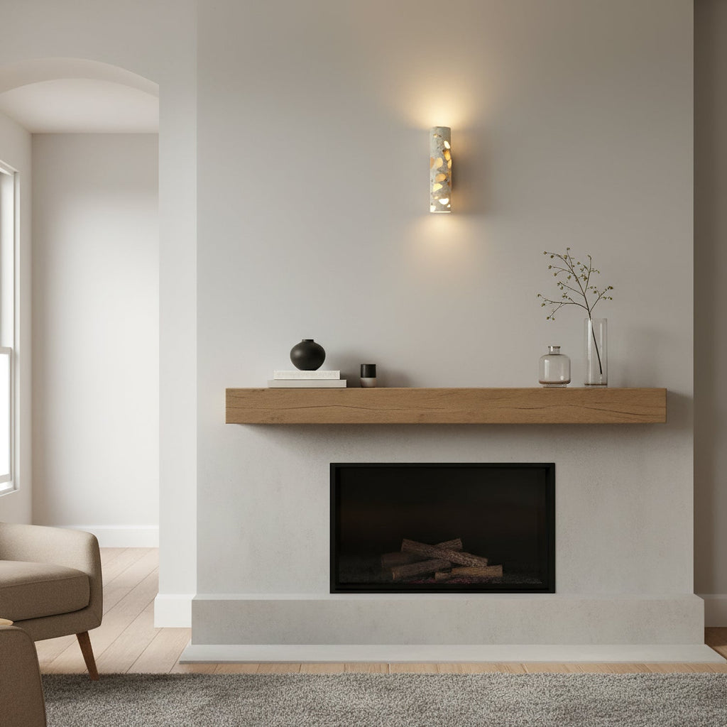 Modern Stone Wall Sconce for Living Room and Bedroom — Greenwich Home & Living