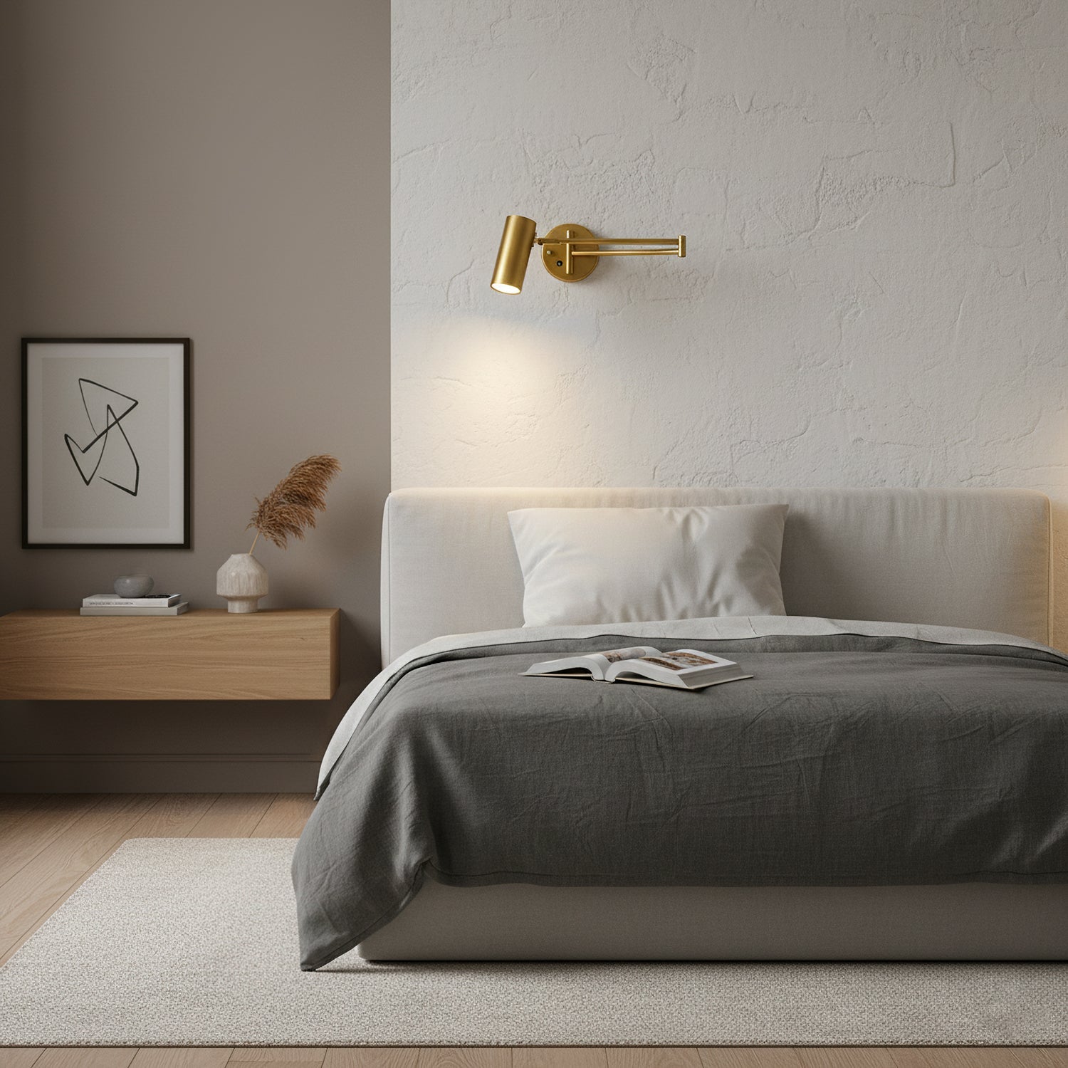 Modern Brass Wall Sconce for Living Room and Bedroom — Greenwich Home & Living