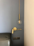 Modern Brass Wall Sconce for Living Room and Bedroom — Greenwich Home & Living