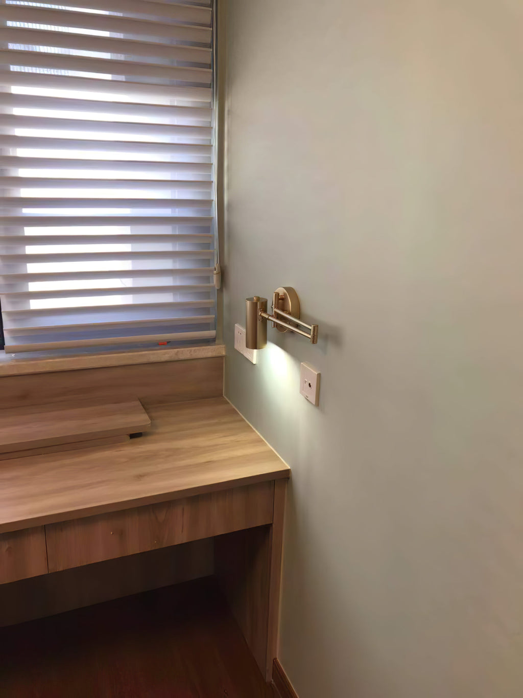 Modern Brass Wall Sconce for Living Room and Bedroom — Greenwich Home & Living