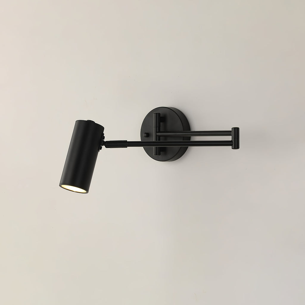 Modern Brass Wall Sconce for Living Room and Bedroom in Black — Greenwich Home & Living