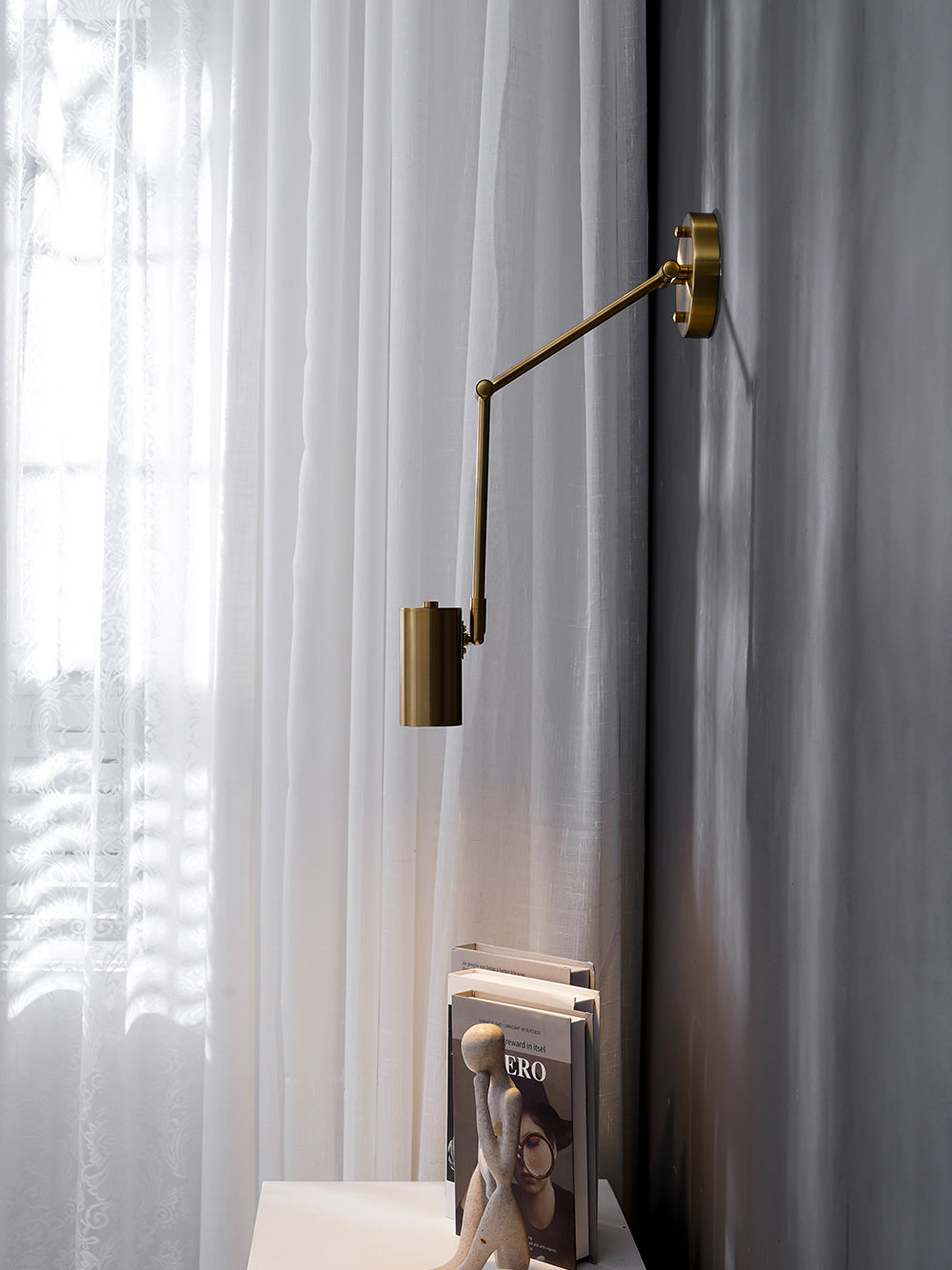 Modern Brass Wall Sconce for Living Room and Bedroom — Greenwich Home & Living