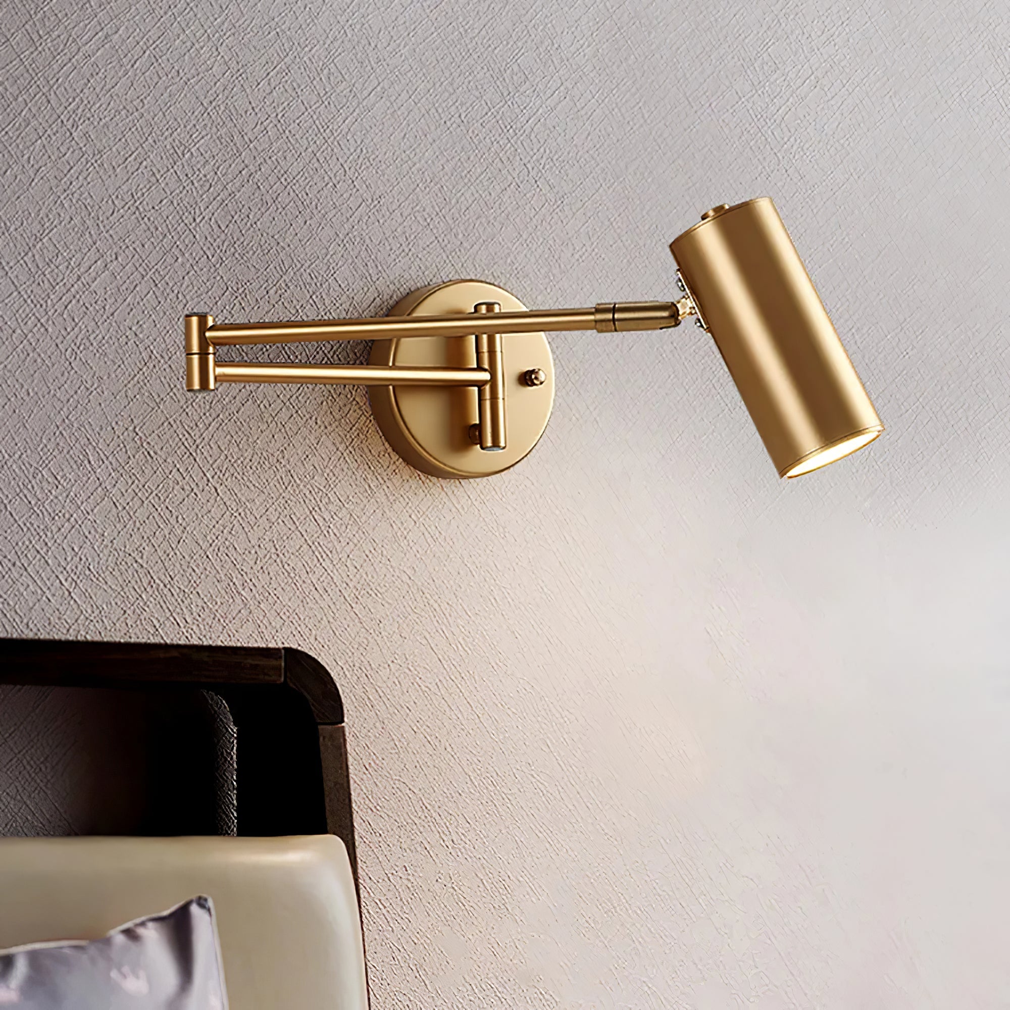 Modern Brass Wall Sconce for Living Room and Bedroom — Greenwich Home & Living