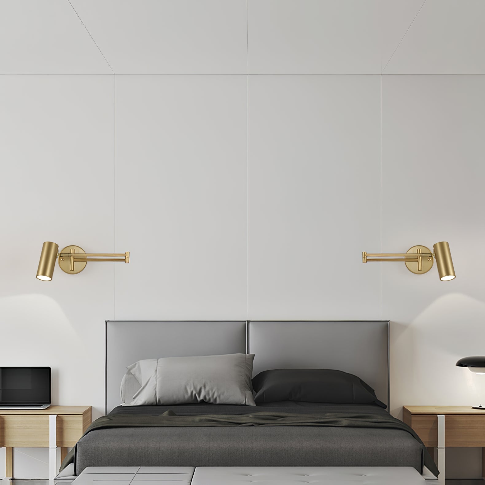 Modern Brass Wall Sconce for Living Room and Bedroom — Greenwich Home & Living