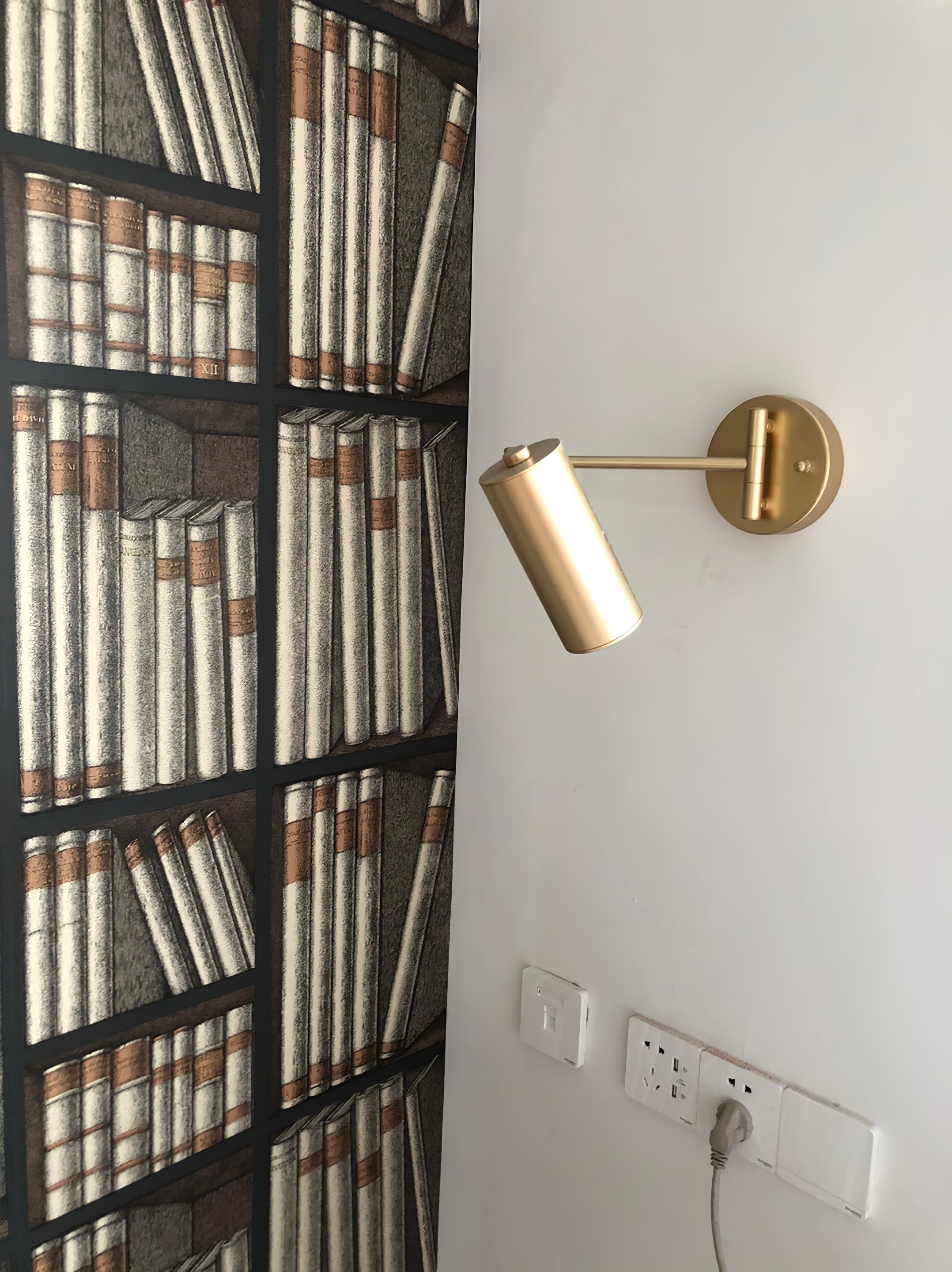 Modern Brass Wall Sconce for Living Room and Bedroom — Greenwich Home & Living