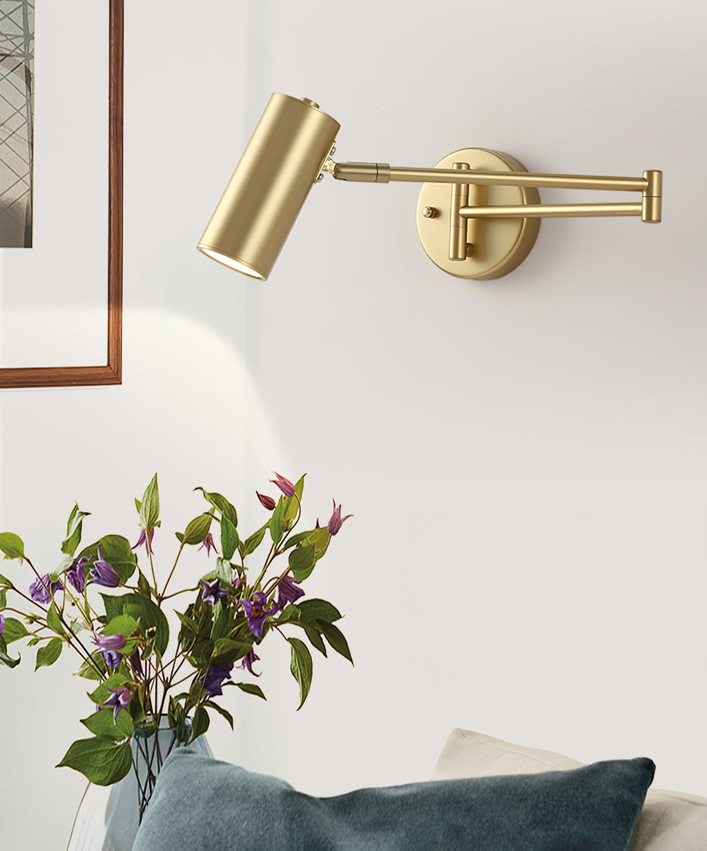 Modern Brass Wall Sconce for Living Room and Bedroom — Greenwich Home & Living