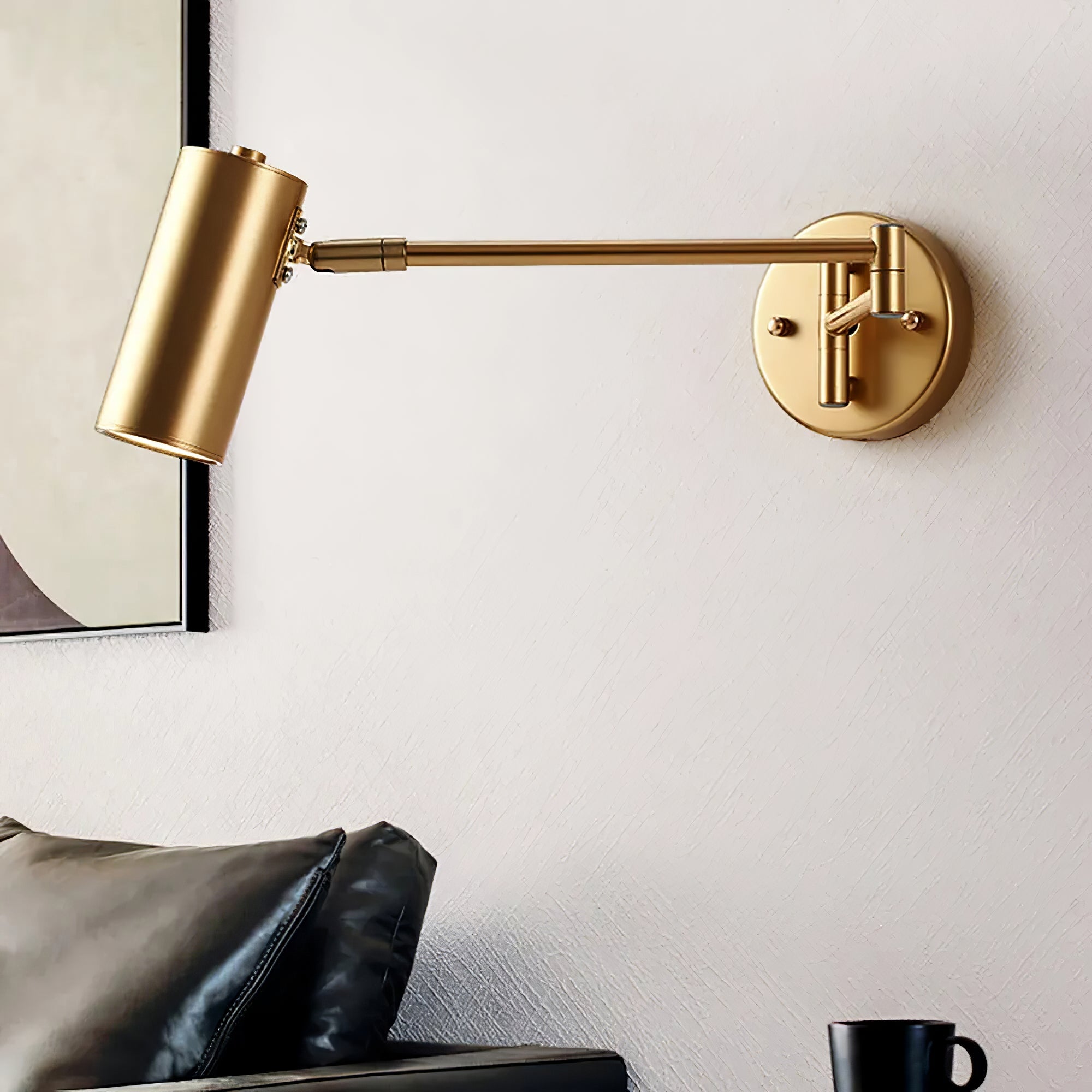 Modern Brass Wall Sconce for Living Room and Bedroom — Greenwich Home & Living