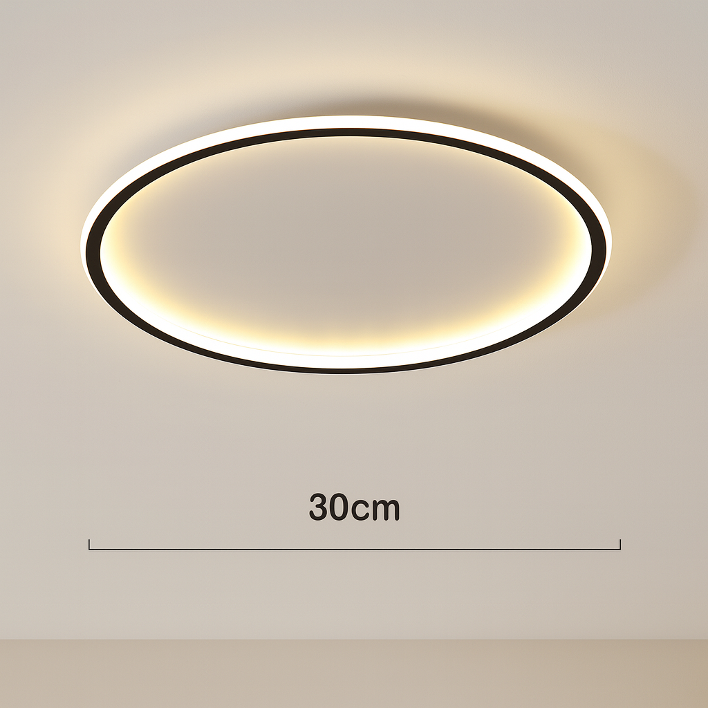 Modern Acrylic Flush Mount Ceiling Light for Living Room — Greenwich Home & Living