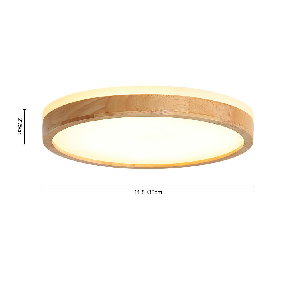 Modern Aluminum Flush Mount Ceiling Light With Remote Dimming — Greenwich Home & Living
