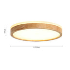 Modern Aluminum Flush Mount Ceiling Light With Remote Dimming — Greenwich Home & Living