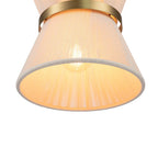 Modern Fabric Pendant Light With Tri-Color LED for Dining Room — Greenwich Home & Living