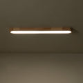 Modern Wood Flush Mount Ceiling Light With Remote Dimming — Greenwich Home & Living