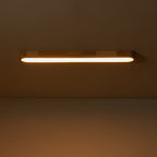 Modern Wood Flush Mount Ceiling Light With Remote Dimming — Greenwich Home & Living