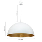 Modern Iron Pendant Light for Living Room — Greenwich Home & Living