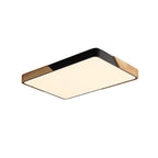 Scandinavian Wood Flush Mount Ceiling Light With Remote Dimming — Greenwich Home & Living