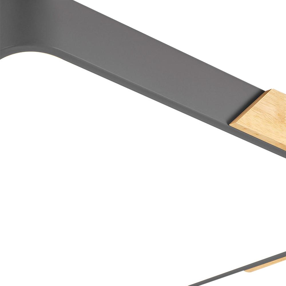 Scandinavian Wood Flush Mount Ceiling Light With Remote Dimming — Greenwich Home & Living