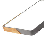 Scandinavian Wood Flush Mount Ceiling Light With Remote Dimming — Greenwich Home & Living