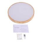 Modern Aluminum Flush Mount Ceiling Light With Remote Dimming — Greenwich Home & Living