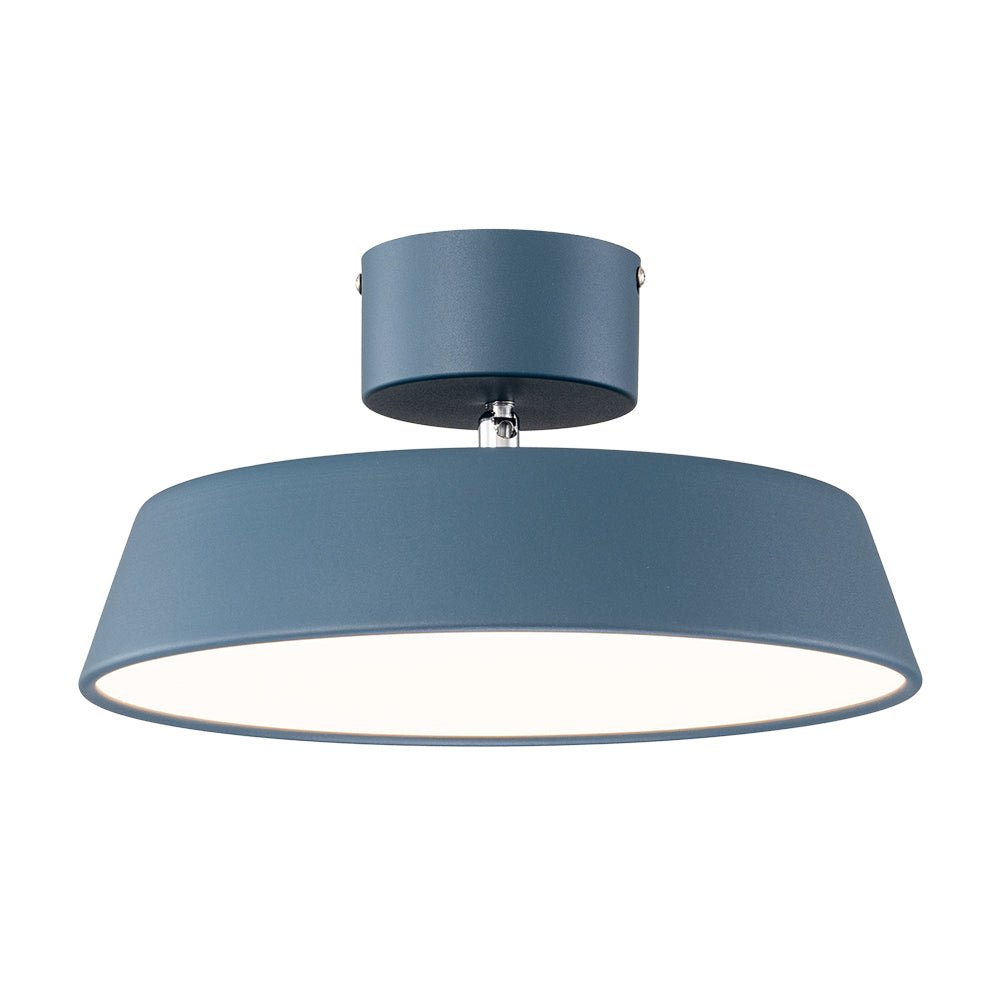 Modern Metal Semi-Flush Mount Ceiling Light for Living Room — Greenwich Home & Living