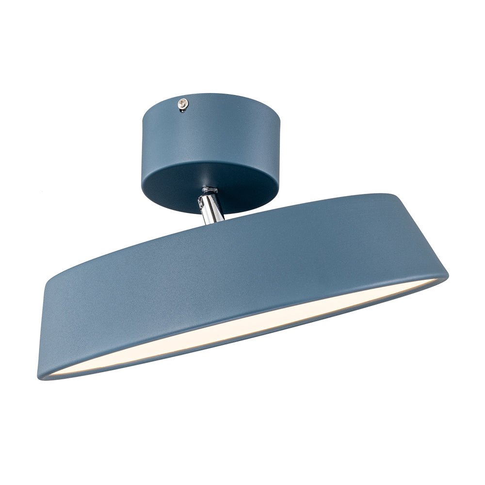 Modern Metal Semi-Flush Mount Ceiling Light for Living Room — Greenwich Home & Living