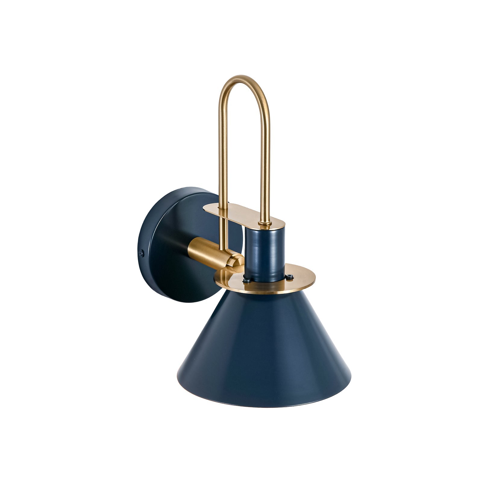 Modern Iron Wall Sconce With Warm LED Glow — Greenwich Home & Living
