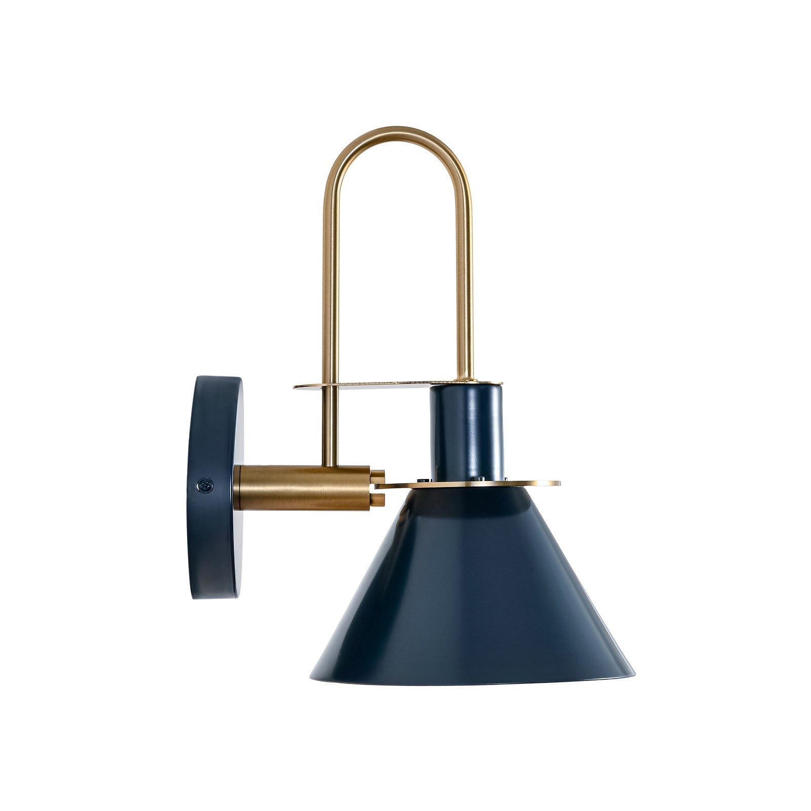 Modern Iron Wall Sconce With Warm LED Glow — Greenwich Home & Living