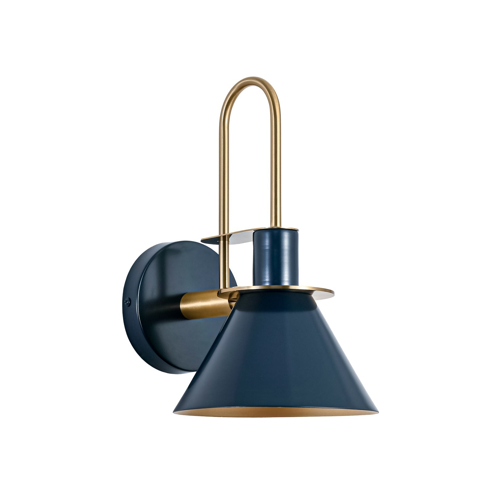 Modern Iron Wall Sconce With Warm LED Glow — Greenwich Home & Living