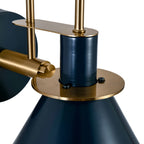 Modern Iron Wall Sconce With Warm LED Glow — Greenwich Home & Living